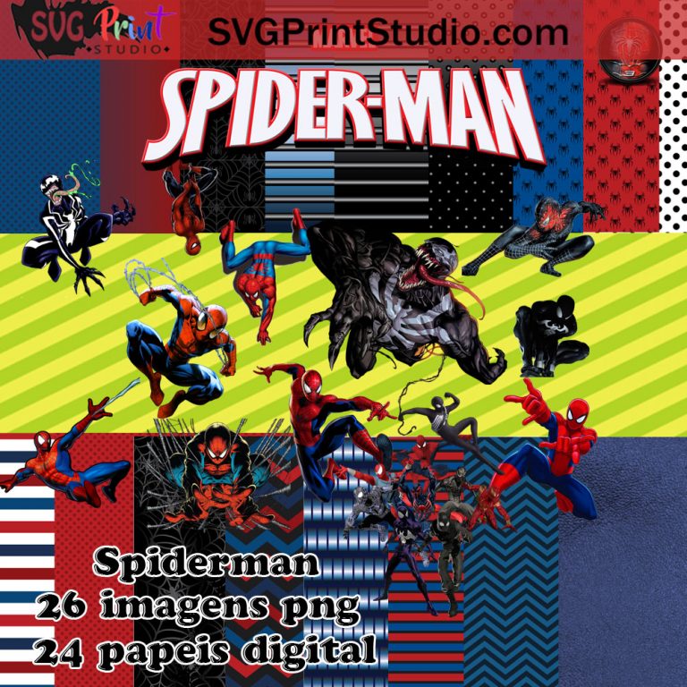 Spiderman Clipart Spiderman Paper Spiderman PNG Spiderman Digital Paper