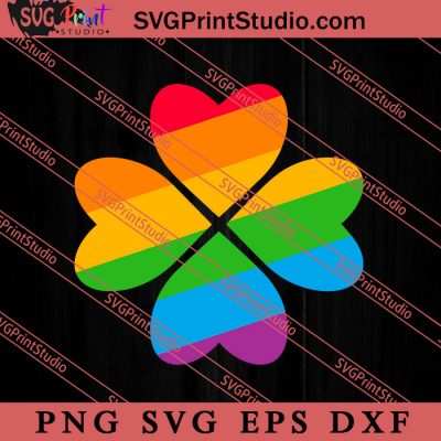 Irish Shamrock LGBT St Patricks SVG LGBTQ SVG Gay SVG