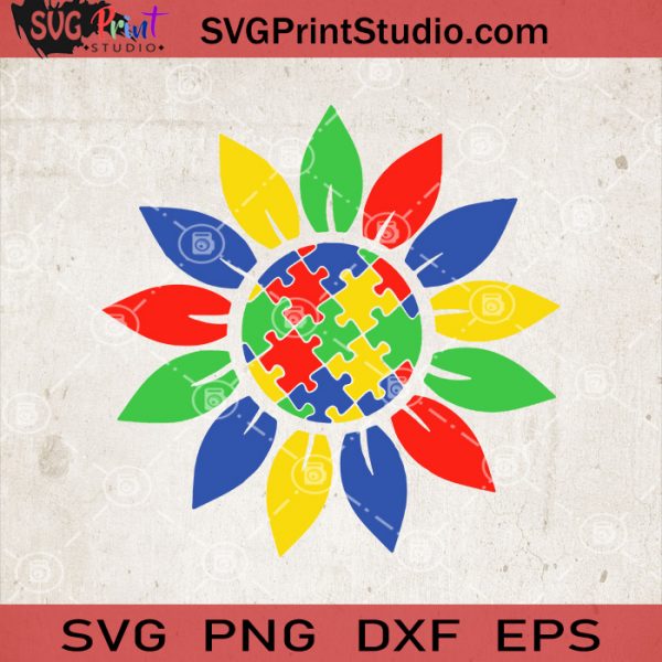 Free Free Sunflower Autism Svg 529 SVG PNG EPS DXF File