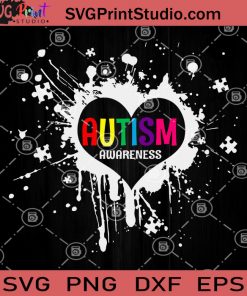 Autism Heart SVG, Autism Puzzle SVG, Autism Awareness SVG, Autism Mom SVG
