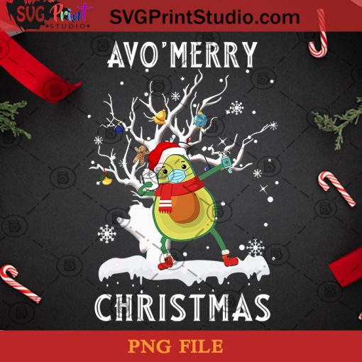Avo Merry Christmas 2020 Avocado Face Mask PNG, Noel PNG, Merry Christmas PNG, Christmas PNG, Avocado PNG, Facemask PNG, Pandemic PNG, Covid 19 PNG Digital Download