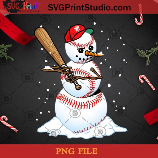 Baseball Snowman Baseball Player PNG, Noel PNG, Merry Christmas PNG, Christmas PNG, Snowman PNG, Baseball PNG, Sport PNG, Snow PNG Digital Download