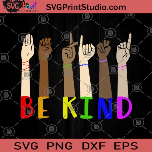 Be Kind SVG, Love SVG, Skin Color SVG, George Floyd SVG