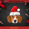 Beagle Christmas Dog Santa Hat PNG, Noel PNG, Merry Christmas PNG, Christmas PNG, Beagle PNG, Dog PNG, Santa Hat PNG Digital Download