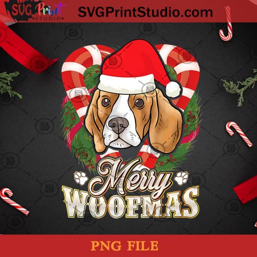 Beagle Merry Woofmas Santa Claus Dog Christmas PNG, Noel PNG, Merry Christmas PNG, Christmas PNG, Beagle PNG, Dog PNG, Santa Hat PNG, Woofmas PNG Digital Download
