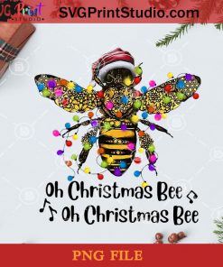 Bee Santa Oh Christmas Bee Oh Christmas Bee Light PNG, Noel PNG, Merry Christmas PNG, Christmas PNG, Bee Santa PNG, Santa Claus PNG, Bee PNG, Light PNG Digital Download
