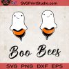 Boo Bees SVG, Bee SVG, Ghost SVG, Halloween SVG, Cricut Digital Download SVG