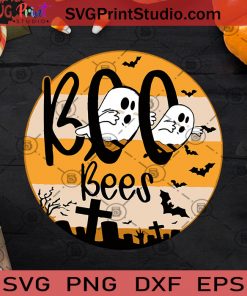 Boo Bees Halloween SVG, Halloween SVG, Boo SVG, Bees SVG Cricut Digital Download, Instant Download