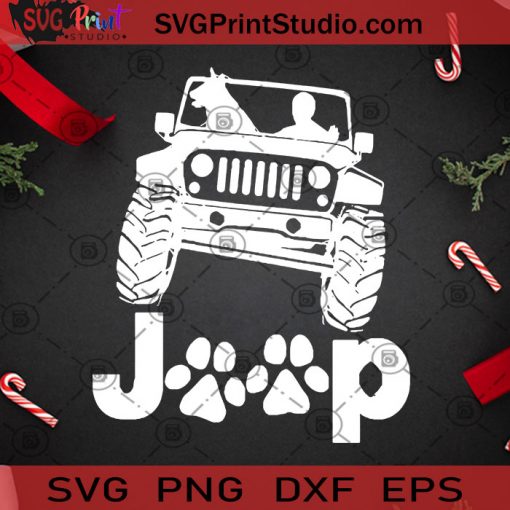Car and Dog SVG, Christmas SVG, Noel SVG, Merry Christmas SVG, Car SVG, Dog SVG, Dog Paw SVG Cricut Digital Download, Instant Download