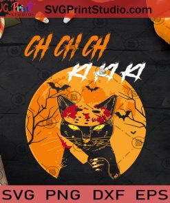 Ch Ch Ch Ki Ki Ki Cat SVG, Jason Voorhees SVG, Horror SVG, Friday The 13th SVG, Halloween SVG, Cricut Digital Download, Instant Download