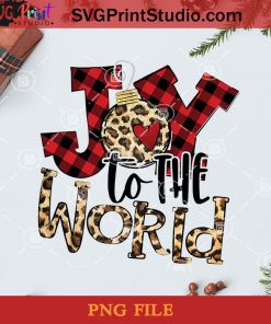 Christmas Joy To The World Buffalo Plaid Leopard PNG, Noel PNG, Merry Christmas PNG, Christmas PNG, Leopard PNG, Bufallo Plaid PNG, Joy PNG Digital Download