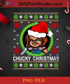 Chucky Christmas PNG, Christmas PNG, Noel PNG, Chucky PNG, Santa Hat PNG, Snowflake PNG, Horror Movie PNG Digital Download