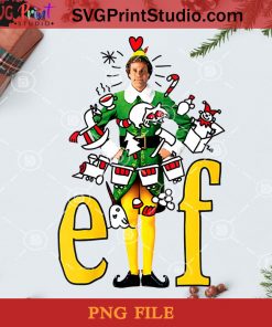 Elf Buddy The Elf PNG, Christmas PNG, Noel PNG, Merry Christmas PNG, Elf Buddy PNG, Elf PNG, Train PNG Digital Download