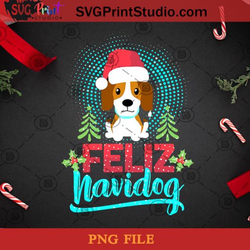Feliz Navidog Beagle Christmas Tree PNG, Noel PNG, Merry Christmas PNG, Christmas PNG, Beagle PNG, Dog PNG, Pine PNG, Santa Hat PNG, Christmas Tree PNG Digital Download