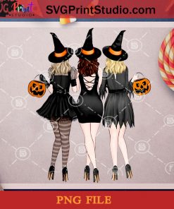 Girls Halloween PNG, Halloween PNG, Witch PNG, Girl Witch PNG, Pumpkin PNG Digital Download
