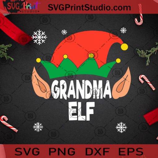 Grandma Elf SVG, Elf Movie SVG, Christmas SVG, Buddy SVG, Santa's Elves SVG Cricut Digital Download, Instant Download