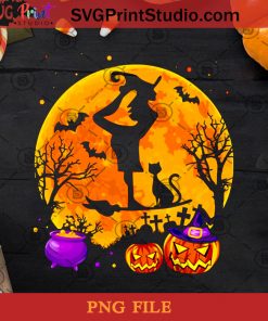Halloween Witch Yoga PNG, Witch PNG, Halloween PNG, Pumpkin PNG, Yoga PNG Digital Download
