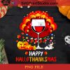 Happy Halloween Thanksgiving Christmas Wine PNG, Halloween PNG, Thanksgiving PNG, Christmas PNG, Wine PNG, Pumpkin PNG Digital Download
