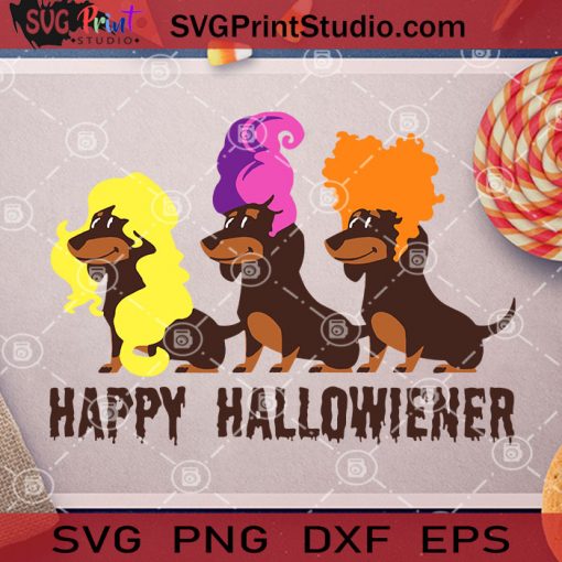 Happy Hallowiener Dachshund SVG, Halloween SVG, Hocus Pocus SVG, Dachshund SVG, Cricut Digital Download, Instant Download