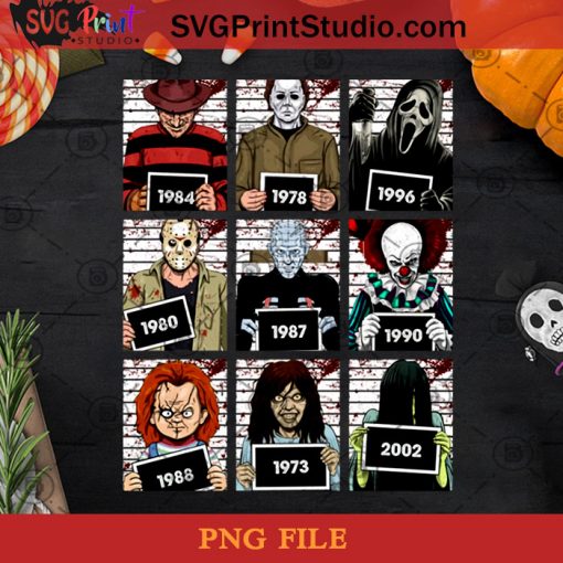 Horror Movies PNG, Halloween PNG, Jason Voorhees PNG, Michael Myers PNG, Leatherface PNG, Freddy Krueger PNG, Valak PNG, Pennywise PNG, Pinhead PNG, Ghostface PNG Digital Download