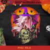 Hourse Witch PNG, Halloween PNG, Horse PNG, Witch PNG, Pink Horse PNG, Zombie PNG, Moon PNG, Bat PNG Digital Download