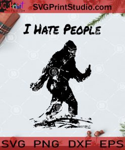 I Hate People PNG, Halloween PNG, Happy Halloween PNG, Yeti PNG, Bigfoot PNG, Monster PNG Digital Download