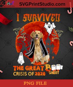 I Survived The Great Boo Sheet Crisis Of 2020 Golden Retriever PNG, Halloween PNG, Dog PNG, Happy Halloween PNG, Boo PNG, Golden Retriever PNG, Devil PNG Digital Download