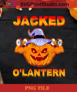 Jacked O'lantern PNG, Halloween PNG, Jack O'lantern PNG, Pumpkin PNG, Gym PNG, Witch Hat PNG Digital Download