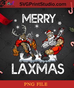 Lacrosse Santa Reindeer Merry Laxmas PNG, Noel PNG, Merry Christmas PNG, Christmas PNG, Lacrosse PNG, Santa Claus PNG, Reindeer PNG, Snow PNG Digital Download