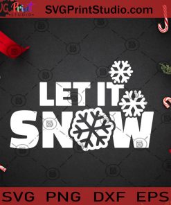 Let It Snow PNG, Christmas PNG, Noel PNG, Merry Christmas PNG, Snowflake PNG, Snow PNG Digital Download