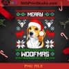 Merry Woofmas Beagle Dog Lover PNG, Noel PNG, Merry Christmas PNG, Christmas PNG, Reindeer PNG, Beagle PNG, Dog PNG, Light PNG Digital Download