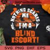 Nothing Scares Me I'm A Blind Escort SVG, Halloween SVG, Blind Escort SVG, Job SVG Cricut Digital Download, Instant Download