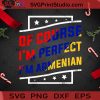 Of Course I’m Perfect I’m Armenian SVG, Christmas SVG, Noel SVG, Merry Christmas SVG, Armenian SVG, National Conflict SVG Cricut Digital Download, Instant Download
