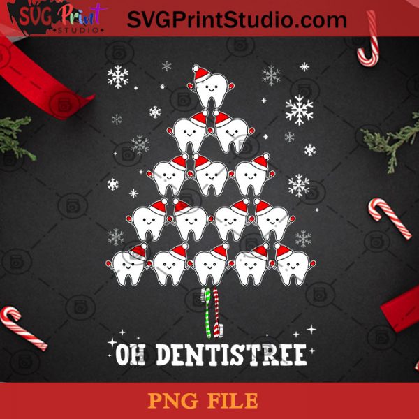 Download Oh Dentistree Funny Christmas Tree Dental Hygiene Xmas Png Tooth Png Christmas Tree Png Dentistree Png Pine Png Svg Print Studio