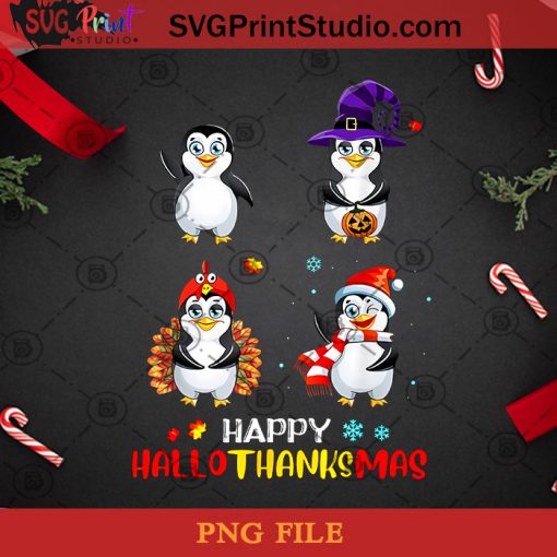 Penguin Halloween And Merry Christmas PNG, Noel PNG, Merry Christmas PNG, Christmas PNG, Penguin PNG, Halloween PNG, Thanksgiving PNG Digital Download