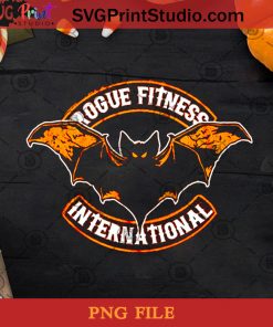 Rogue Fitness International PNG, Halloween PNG, Fitness PNG, Bat PNG, International PNG Digital Download