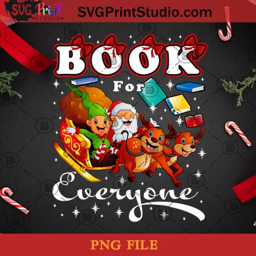 Santa Claus Give Gifts For Reading Book PNG, Noel PNG, Merry Christmas PNG, Christmas PNG, Elf PNG, Santa Claus PNG, Santa Hat PNG, Book PNG, Gift PNG, Reindeer PNG Digital Download