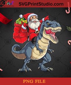 Santa Riding Dinosaur T Rex Christmas PNG, Noel PNG, Merry Christmas PNG, Christmas PNG, Dinosaur Rex PNG, Dinosaur PNG, Gift PNG, Santa Claus PNG Digital Download