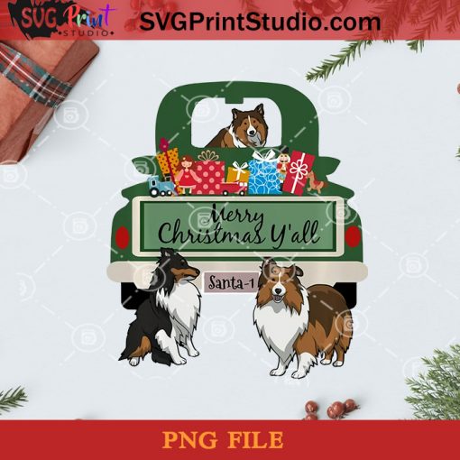 Sheltie Sheltie Gift Sheltie Christmas PNG, Noel PNG, Merry Christmas PNG, Christmas PNG, Sheltie PNG, Xmas PNG, Gift PNG, Dog PNG, Truck PNG Digital Download