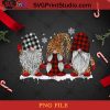Three Gnomes In Leopard Printed Buffalo Plaid Christmas Gift PNG, Christmas PNG, Noel PNG, Merry Christmas PNG, Gnomie PNG, Buffalo Plaid PNG, Snowflake Digital Download