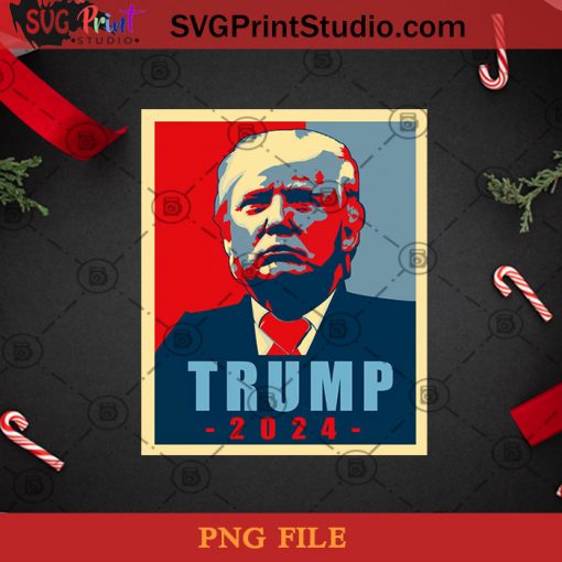 Trump 2024 Hope Red White Blue PNG, Noel PNG, Merry Christmas PNG, Christmas PNG, Donald Trump PNG, America President PNG, Vote PNG, 2024 PNG Digital Download