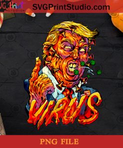 Trump Coronavirus PNG, Halloween PNG, Donald Trump PNG, Covid 19 PNG, Pandemic PNG, America President PNG Digital Download