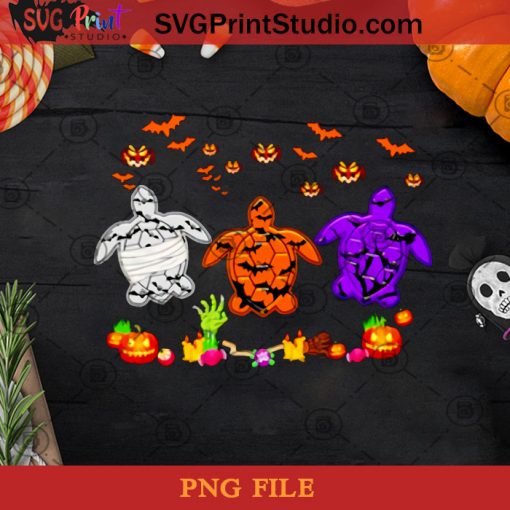 Turtle Halloween PNG, Halloween PNG, Turtle PNG, Happy Halloween PNG, Puzzle PNG, Pumpkin PNG, Bat PNG Digital Download