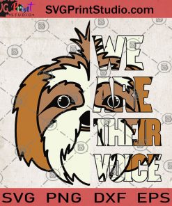 We Are Their Voice Shih Tzu SVG, Shih Tzu SVG, Animals SVG, Dog SVG