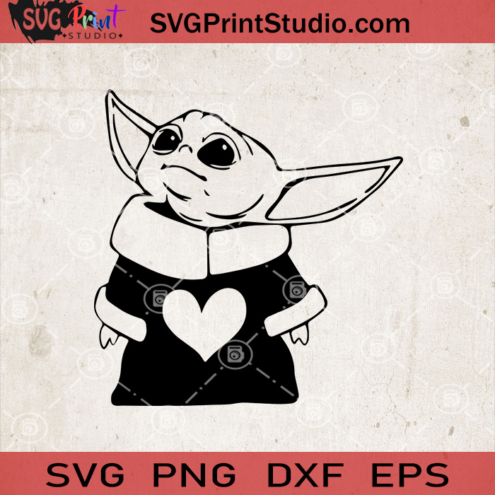 Download Disney Star Wars SVG, Jedi Baby Yoda SVG, Baby Yoda ...