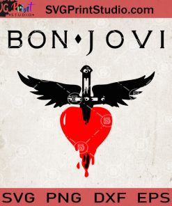 Bon Jovi SVG, Bon Jovi Music, Singer Vinyl Decal Digital Cut File