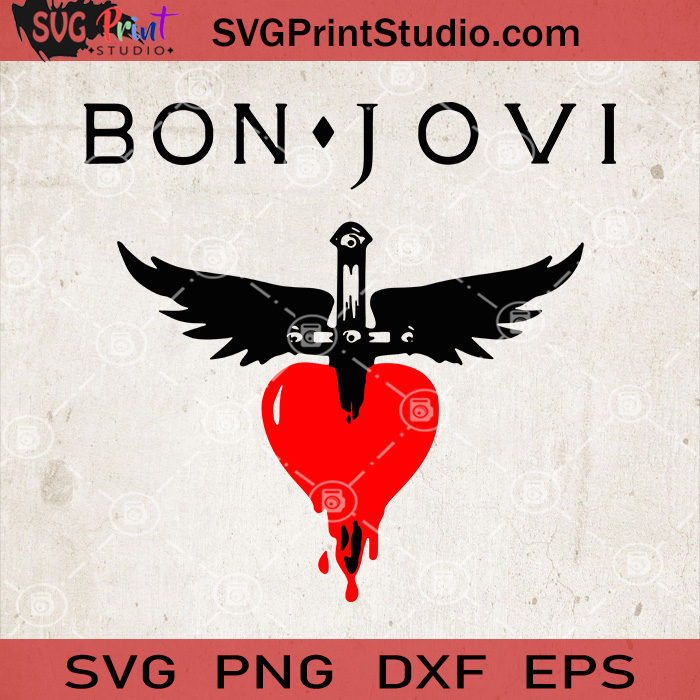 Download Bon Jovi Svg Bon Jovi Music Singer Vinyl Decal Digital Cut File Svg Print Studio