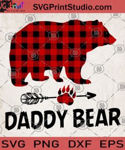 Daddy Bear SVG, Father’s Day SVG, Family SVG, Dad SVG, Dad's Day Gift SVG, Funny Dad SVG