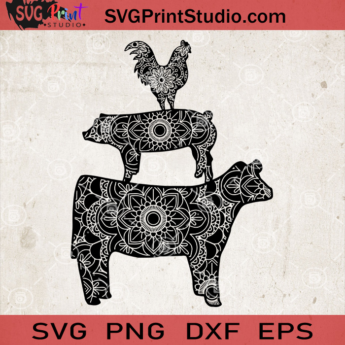 Clip Art Mandala Chicken Design Svg Dxf Png Eps Sublimation Instant Download Art Collectibles