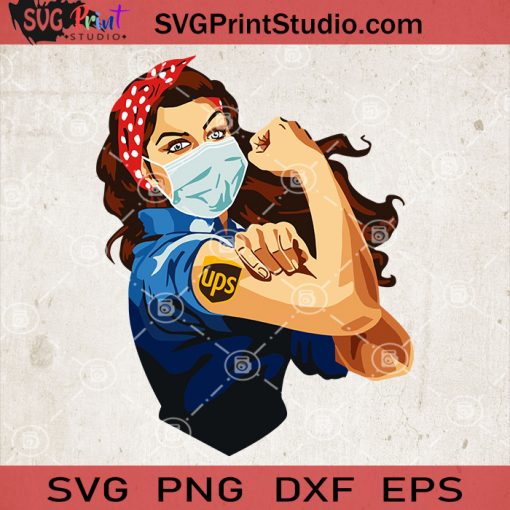 Strong Woman Tattoo Arm UPS SVG, Uninterruptible Power Supply SVG, Coronavirus SVG